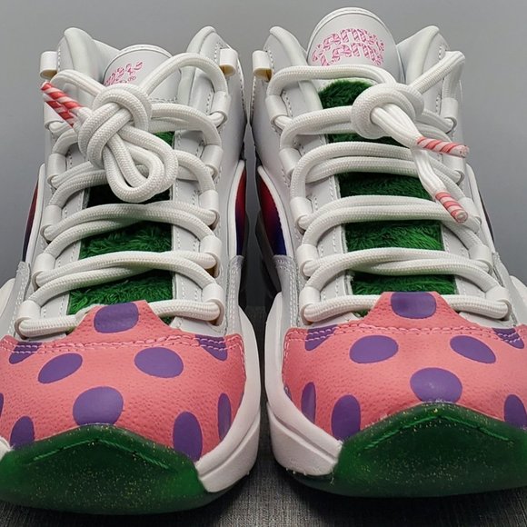 Hasbro x Reebok Question Mid Men's Size 7 'Candy Land' White GZ0081 Rare - Picture 7 of 9